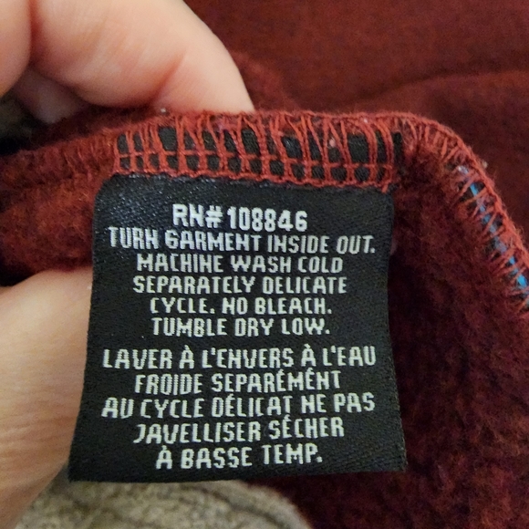 Kuhl "Alfpaca" Women's Maroon & Ivory Hoodie Full Zip Jacket...size Small - Picture 5 of 10